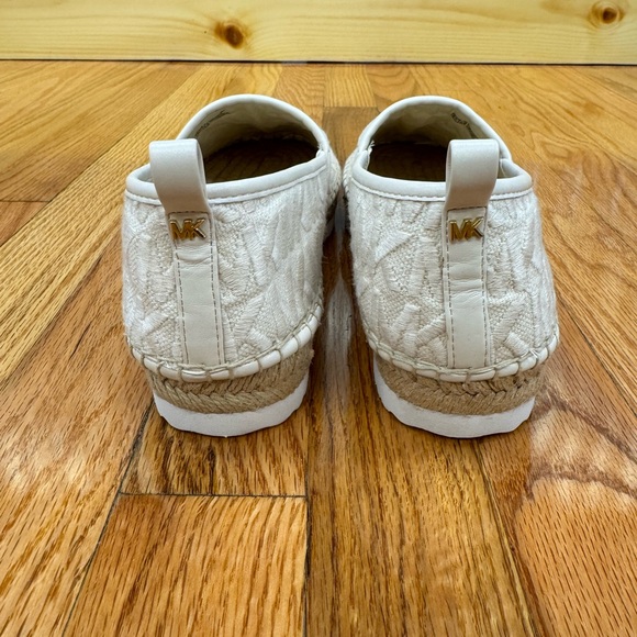 MICHAEL Michael Kors Cream Espadrille Slip-Ons - Picture 3 of 13